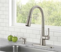 Delta Single Handle Pull-Down Kitchen Faucet $234