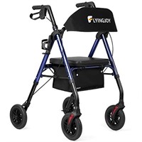 FlyingJoy 8" Large 4 Wheel Rollator Walker