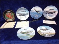 6 Pcs Various Collector Plates - in Box