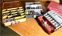 3 Tackle Boxes & Contents