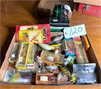 Fishing Lures, Reel, Etc.