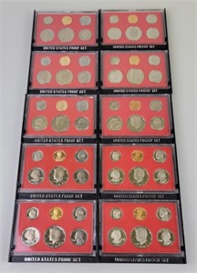 1980 (5) & 1981 (5) US Mint Proof Set.