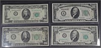 (2) $10 & (2) $20 FEDERAL RESERVE NOTES