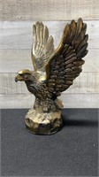 Brass Colored Eagle 12" High