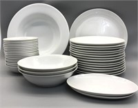 White Plates, Platters & Bowls