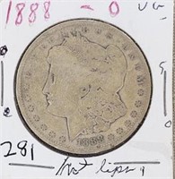 1888O Morgan Silver Dollar VG