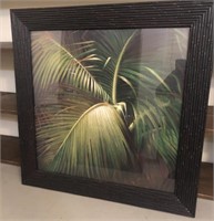Framed Print of Palm Tree 30"x30" (PICKUP ONLY)