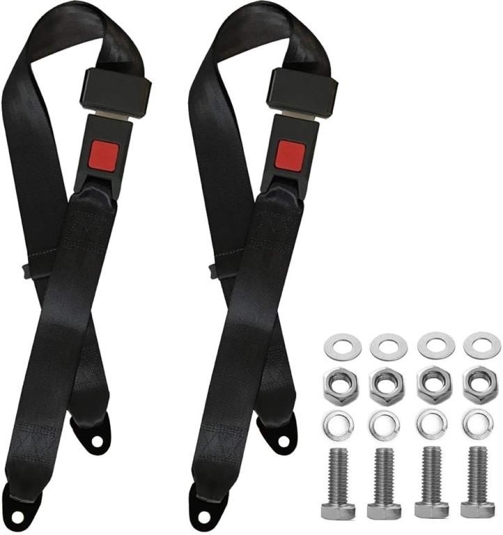 (N) 2 Point Adjustable Seat Safety Belt (New 2021)