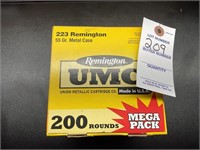 Mega Pack Remington UMC 223 REM Ammo