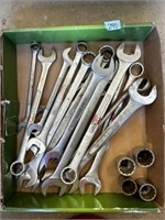 Large set of Craftsman wrenches