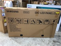 FOR PARTS 55" SAMSUNG LED FLAT SCREEN TV AS IS