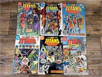 6 Teen Titans Comic Books