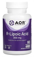 Advanced Orthomolecular Research AOR, R-Lipoic Ac