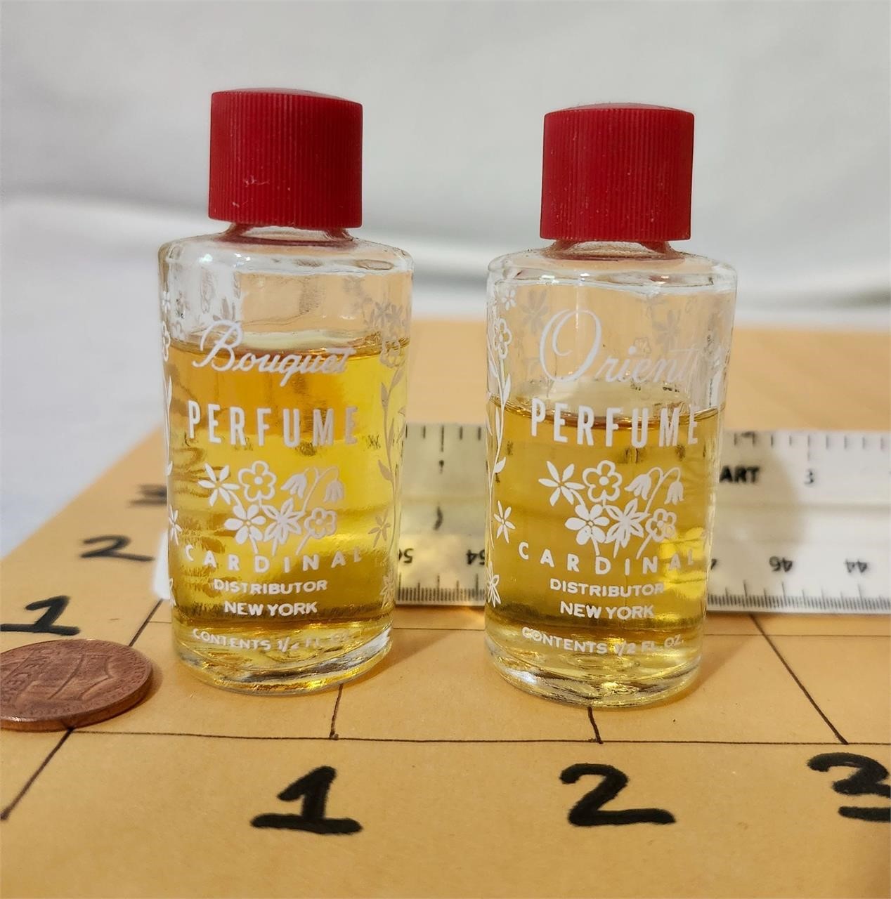 Bouquet 80% & Orient 70% Cardinal perfumes .5 oz