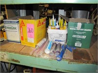 4 boxes of assorted caulking tubes: sealant,