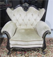 Oversized French Provincial Side Chair