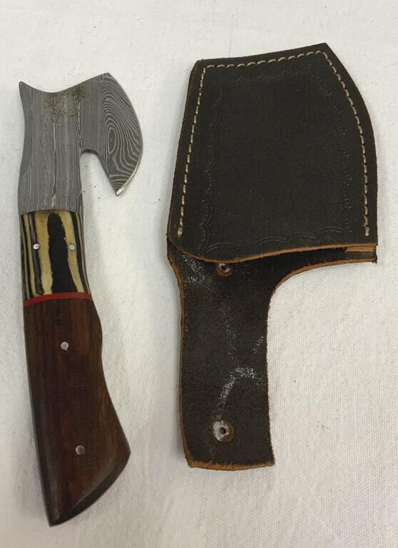 Damascus Small Kitchen Hatchet