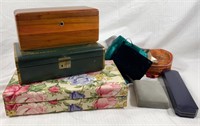 Lane cedar jewelry box and others