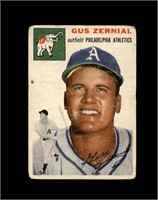 1954 Topps #2 Gus Zernial P/F to GD+