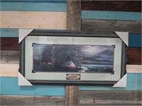 21" X  42" FRAMED PRINT