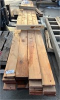 34 pieces 1" x 6" x 16ft. Treated Lumber.  #C