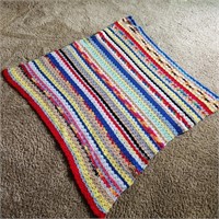 Vintage Crochet Throw Blanket