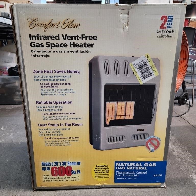 Comfort Glow 18k btu Vent Free Natural Gas