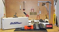 Tools & Supplies on Peg Board