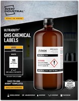 3 PK Avery UltraDuty GHS Chemical Labels