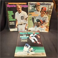 3 x Sports Illustrated Editions Pete Rose ++