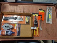 Pry Bar, Pencil Torch, Folding Saw & Other