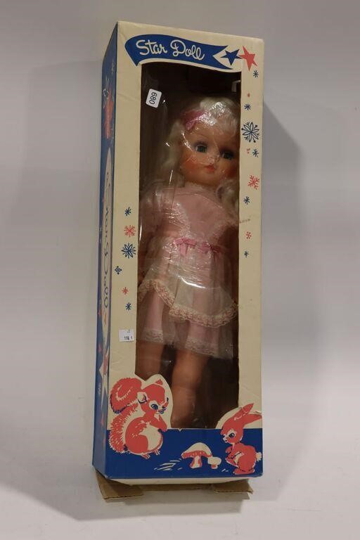 VINTAGE STAR DOLL WITH BOX