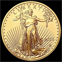 2023 $10 American Gold Eagle 1/4oz Gold SUPERB