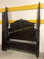 Super Queen Size Ornate Hgh Poster Bed