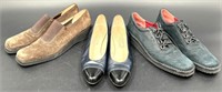 3 Pairs of Italian Vintage Feragamo Shoes
