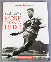 Signed Doak Walker Book: "More Than A Hero"