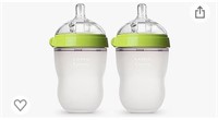 New Comotomo Baby Bottle, Green, 8 Ounce (2