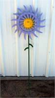 Iron Flower Yard Art - Lavender