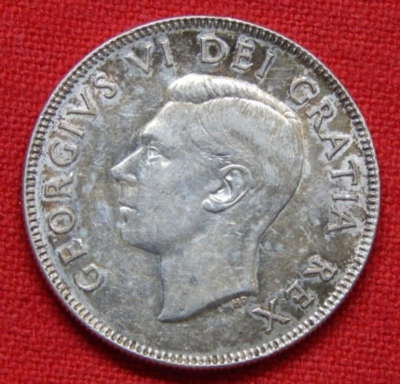 1948 Canada Half Dollar