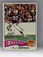 1975 Topps OJ Simpson #500