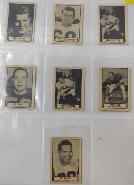 7 CFL 1962 Cards