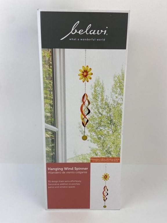 NIB Belavi Hanging Wind Spinner