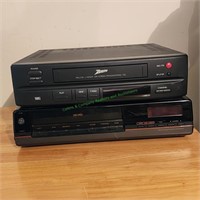 GE& Zenith VCR Players