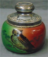 Hand Painted Handel Humidor with Owl