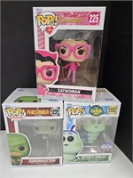 FUNKO POPS Cat Woman, A Bugs Life, Peacemaker