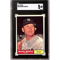 1961 Topps Mickey Mantle Sgc 5
