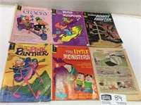Lot of 6 Vintage Comic Books- 5 Gold Key