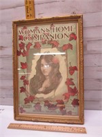 1903 WOMANS HOME COMPANION NICELY FRAMED
