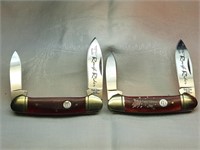 (2) Rough Rider Canoe Pocket Knife