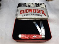 Case XX Budweiser - Red Handle Knife